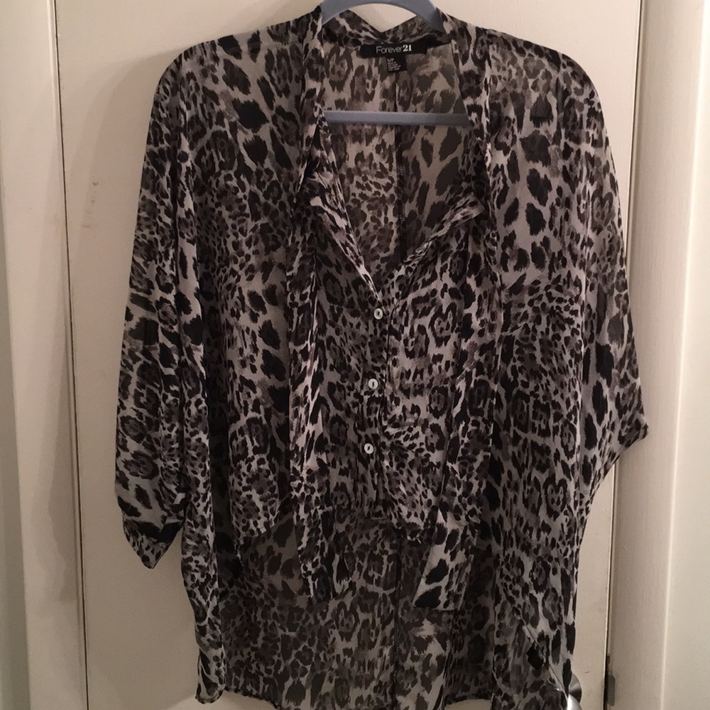 Forever 21 animal print top
